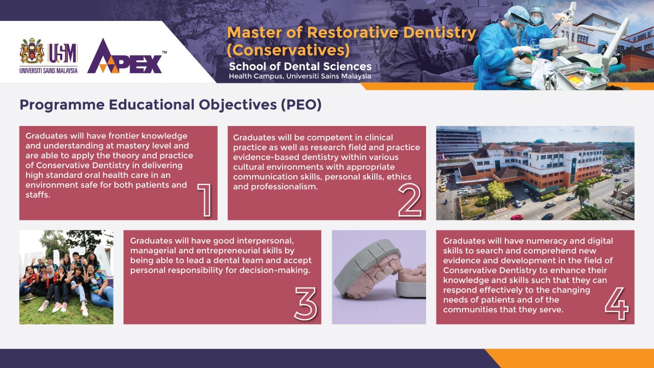 Info Grafik PEO PLO Master of Restorative Dentistry Conservatives 01
